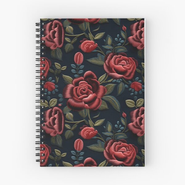 Item preview, Red roses | Flower embroidery pattern | Floral pattern for women | All over flower pattern 4 designed and sold by Yaremchuk.