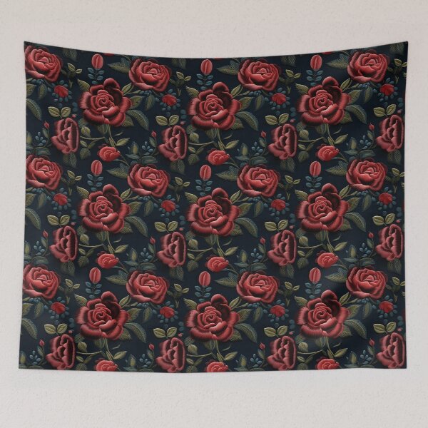 Item preview, Red roses | Flower embroidery pattern | Floral pattern for women | All over flower pattern 4 designed and sold by Yaremchuk.