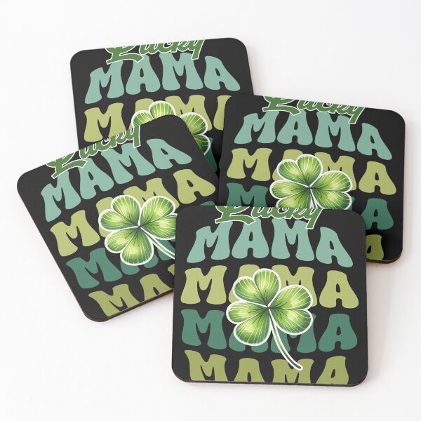 Item preview, Lucky MAMA , Lucky Cute Shamrock, Happy St Patricks Day For Mom designed and sold by ArtByKatti.