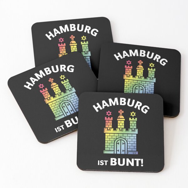Artikelvorschau, Hamburg Ist Bunt! (Hamburger Wappen) entworfen und verkauft von Roderix.