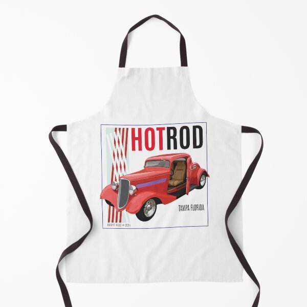 Item preview, HotRod Car Illustration by Robert Hills designed and sold by Robert Hills.