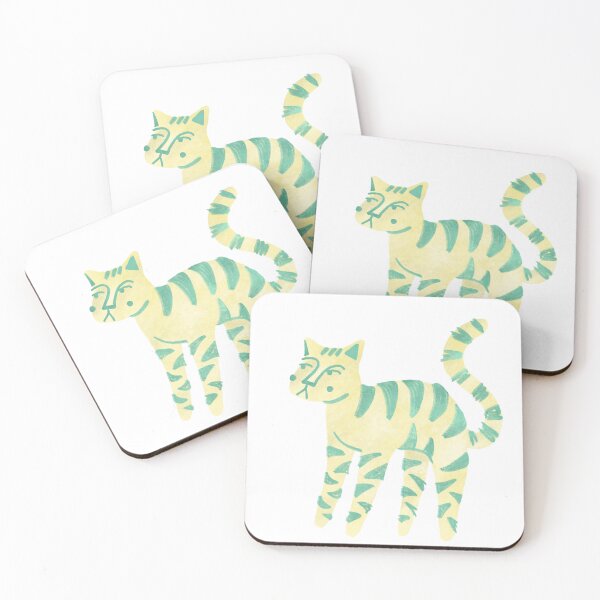 Item preview, Wild weird retro Panther cat designed and sold by Dailykindness.