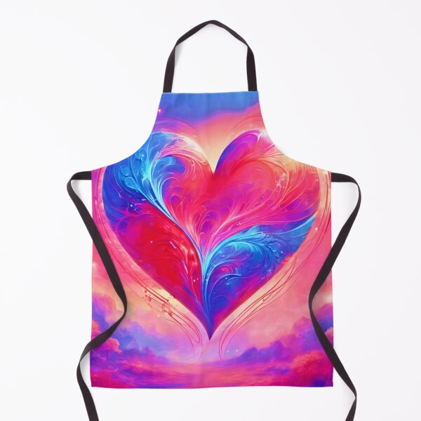 Item preview, Melodic Heart: Pink Blue Red Design designed and sold by Health And Fitness Posts e-Store.
