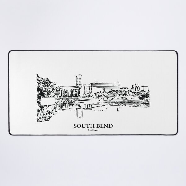 Item preview, South Bend - Indiana designed and sold by Lakeric Cityscapes.