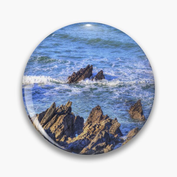 Item preview,  Cornish Rocks Breaking Waves designed and sold by Londonimages.