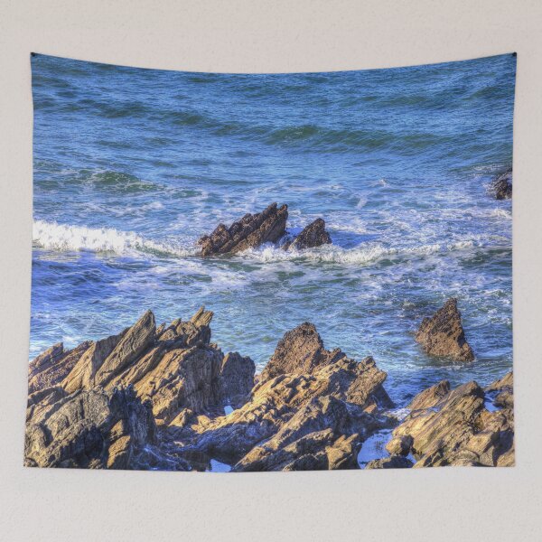 Item preview,  Cornish Rocks Breaking Waves designed and sold by Londonimages.