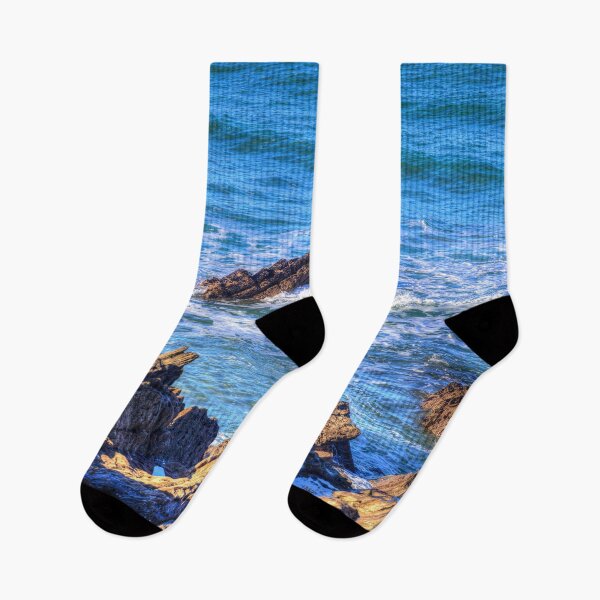 Item preview,  Cornish Rocks Breaking Waves designed and sold by Londonimages.