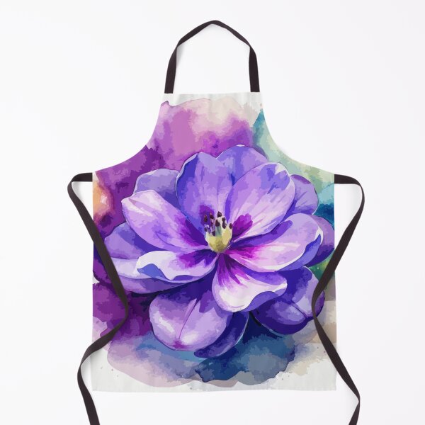 Item preview, Watercolor Violet Flower designed and sold by printmala.