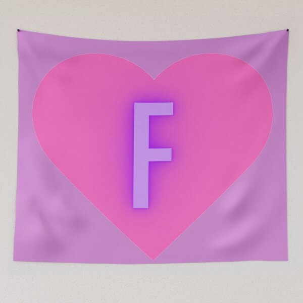 Item preview, Heart "F" designed and sold by tamsclub.