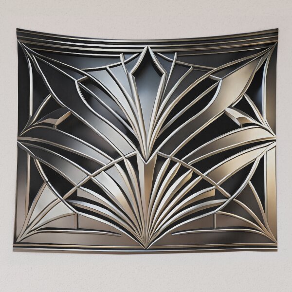 Item preview, silver art decostyle 024 designed and sold by fleesphotos.