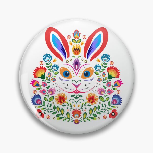 Item preview, Cute Bunny in folklore Style designed and sold by FK-UK.