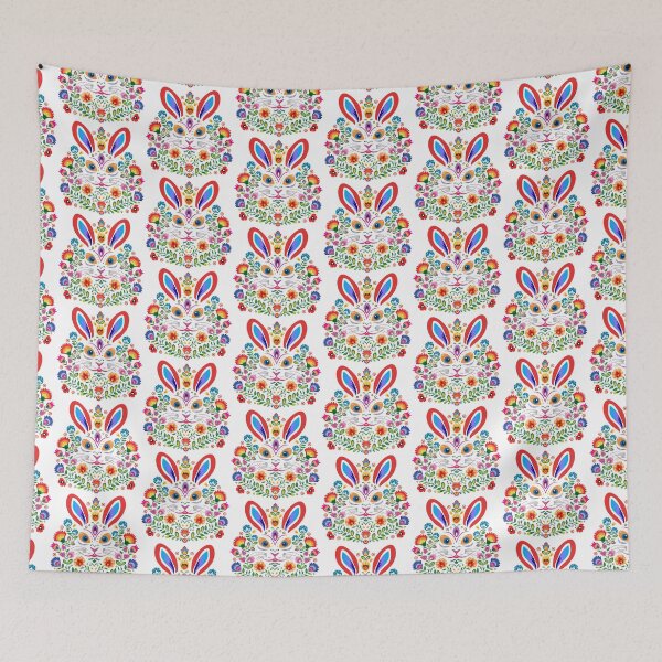 Item preview, Cute Bunny in folklore Style designed and sold by FK-UK.