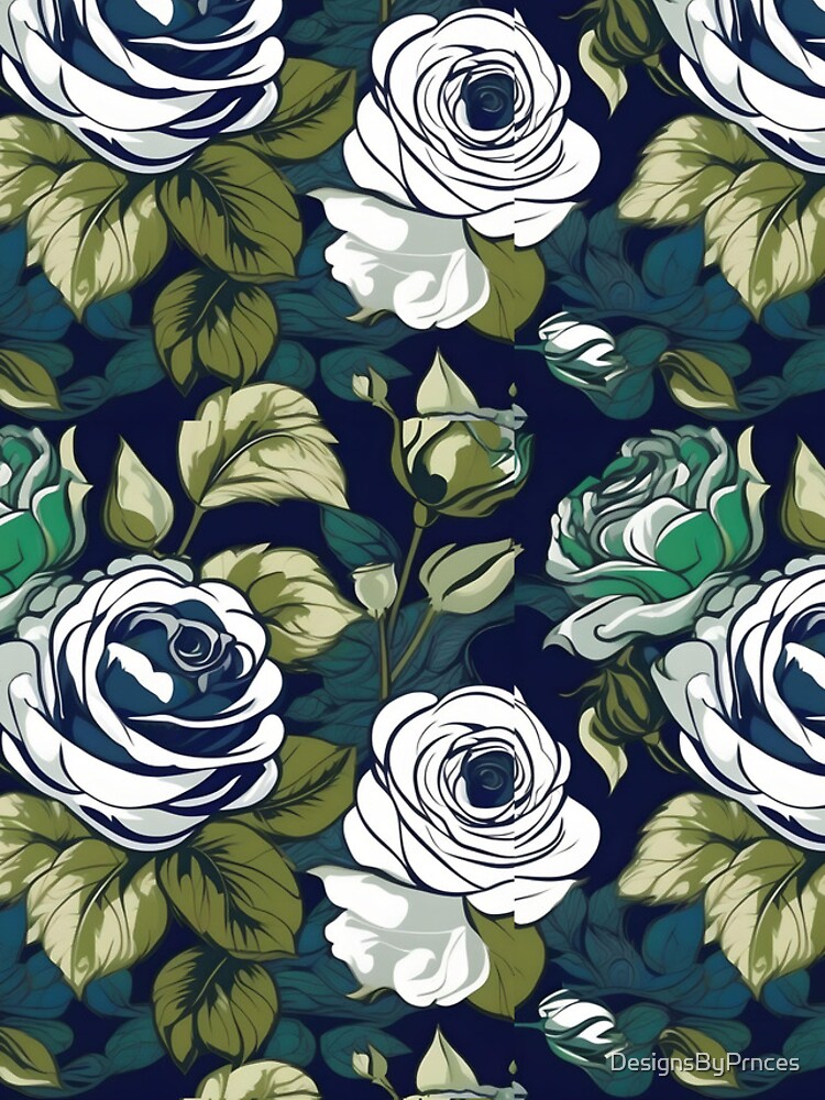 Thumbnail 4 of 4, iPhone Case, Baroque Inspired White Roses designed and sold by DesignsByPrnces.