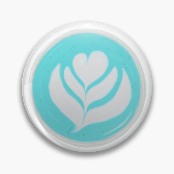 Item preview, Latte Art in a Paper Cup Blue designed and sold by chelseabolles.