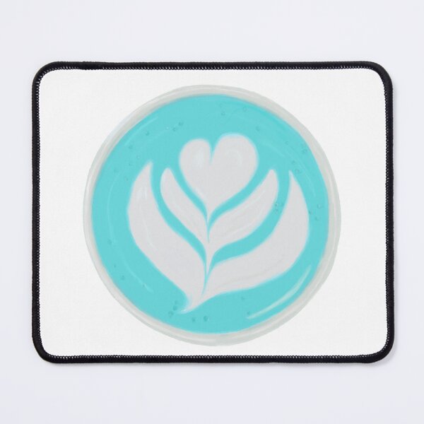 Item preview, Latte Art in a Paper Cup Blue designed and sold by chelseabolles.