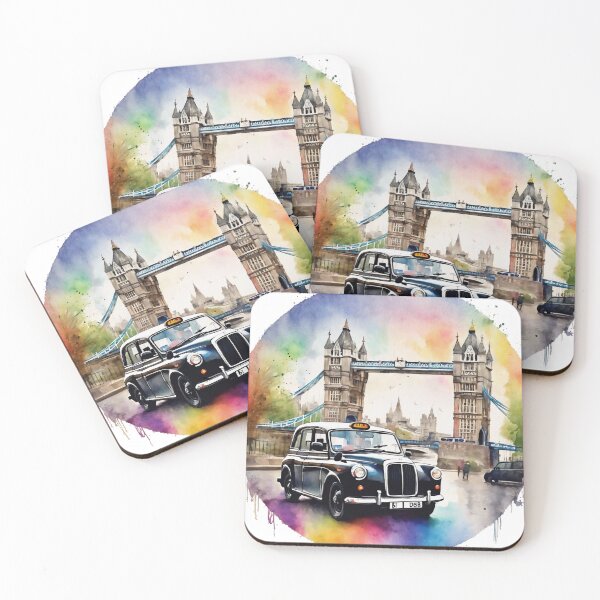 Item preview, London - Tower Bridge and Cab designed and sold by Freya-Designer.
