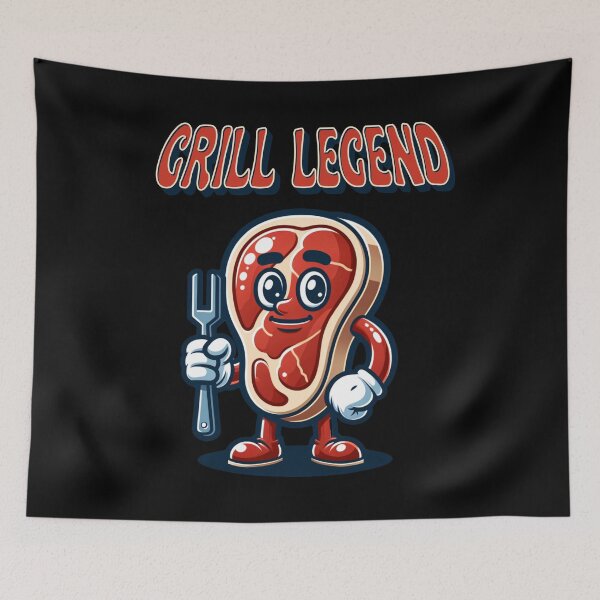 Artikelvorschau, Grill-Legende entworfen und verkauft von RockBeeDesigns.