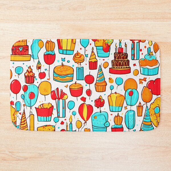 Item preview, Joyful Birthday: Pattern Design designed and sold by Health And Fitness Posts e-Store.