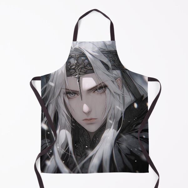 Item preview, Fantasy Silver Hair Elven Anime Prince designed and sold by bubblegoth.