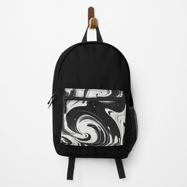 Item preview, Ink Swirls Acrylic Paint Swirls Black and White designed and sold by ObsidianDaz.