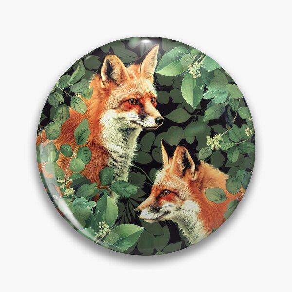 Item preview, Neutral Animal Fox in Forest Pattern designed and sold by Estrakingdom.