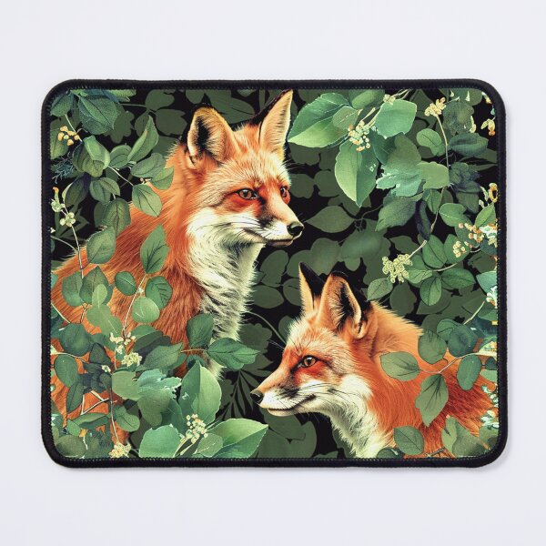 Item preview, Neutral Animal Fox in Forest Pattern designed and sold by Estrakingdom.
