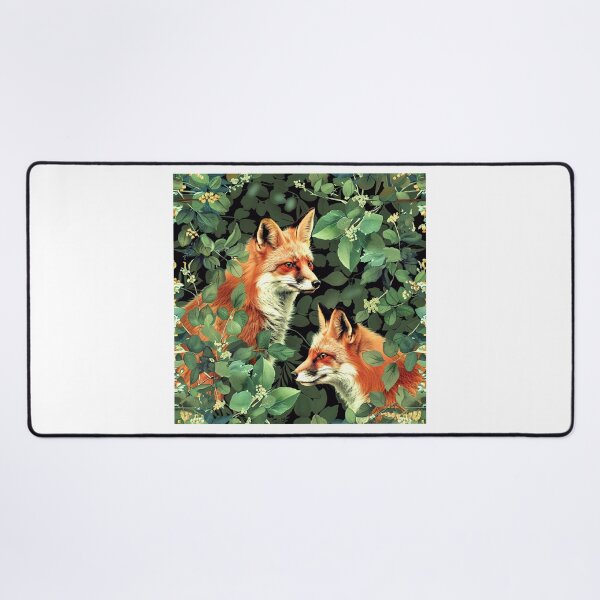 Item preview, Neutral Animal Fox in Forest Pattern designed and sold by Estrakingdom.