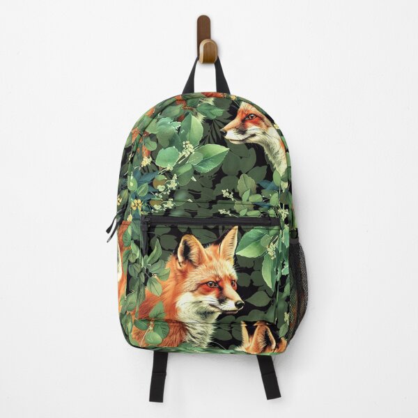 Item preview, Neutral Animal Fox in Forest Pattern designed and sold by Estrakingdom.