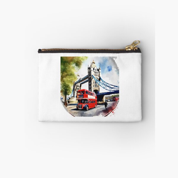 Item preview, London - Tower Bridge and Red Bus designed and sold by Freya-Designer.