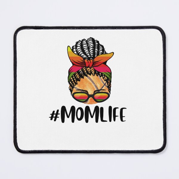 Item preview, messy bun basketball mom life designed and sold by Jemsruk.