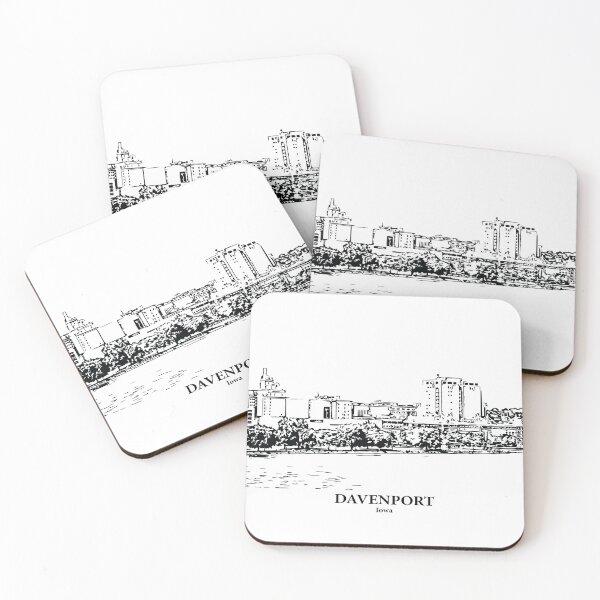 Item preview, Davenport - Iowa designed and sold by Lakeric Cityscapes.