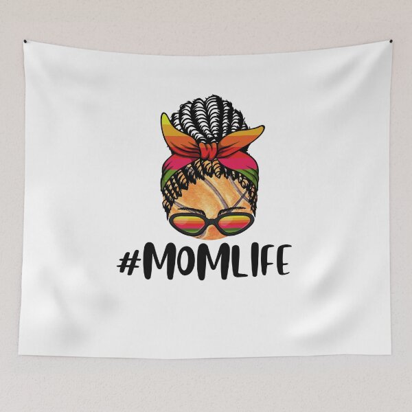 Item preview,  messy bun basketball mom life designed and sold by Jemsruk.