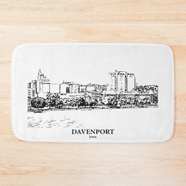 Item preview, Davenport - Iowa designed and sold by Lakeric Cityscapes.