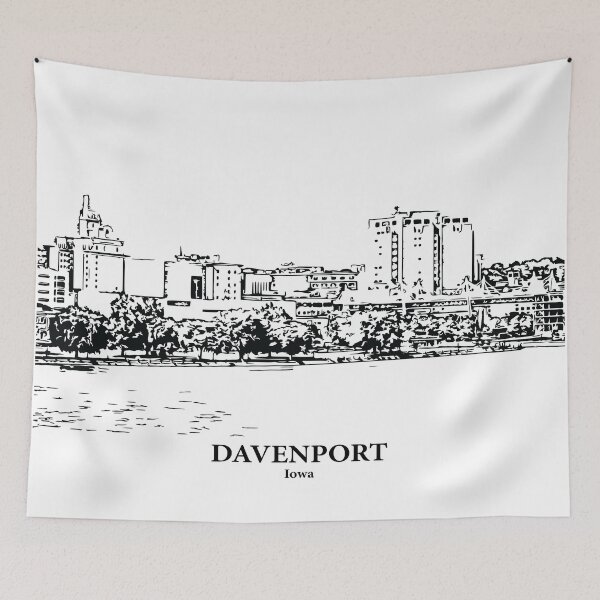 Item preview, Davenport - Iowa designed and sold by Lakeric Cityscapes.