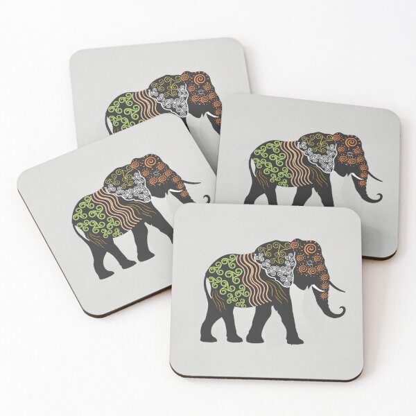 Item preview, Decorated elephant. designed and sold by Swingfroglet.