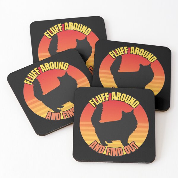 Item preview, Fluff Around And Find Out - Retro Cat Design designed and sold by TGAL2.