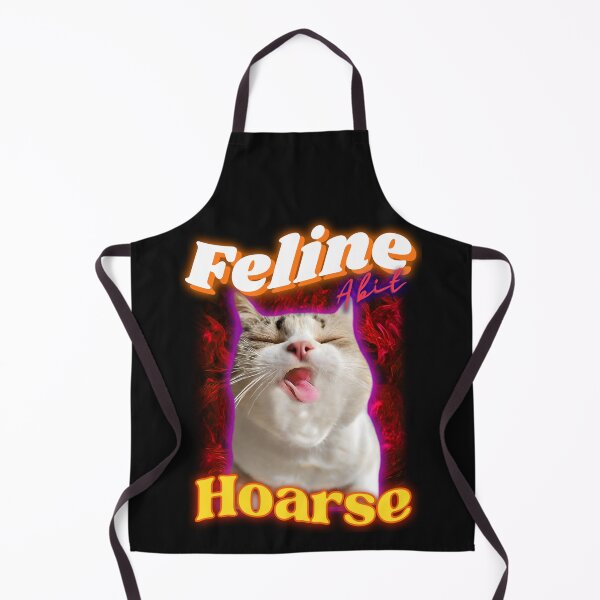 Item preview, Cat Coughing Meme Funny Feline A Bit Hoarse designed and sold by ZenReiArt.