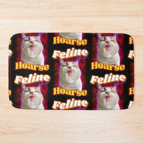 Item preview, Cat Coughing Meme Funny Feline A Bit Hoarse  designed and sold by ZenReiArt.