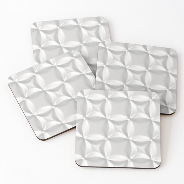 Item preview, Endless White: A Seamless Square Pattern designed and sold by gallofoto.