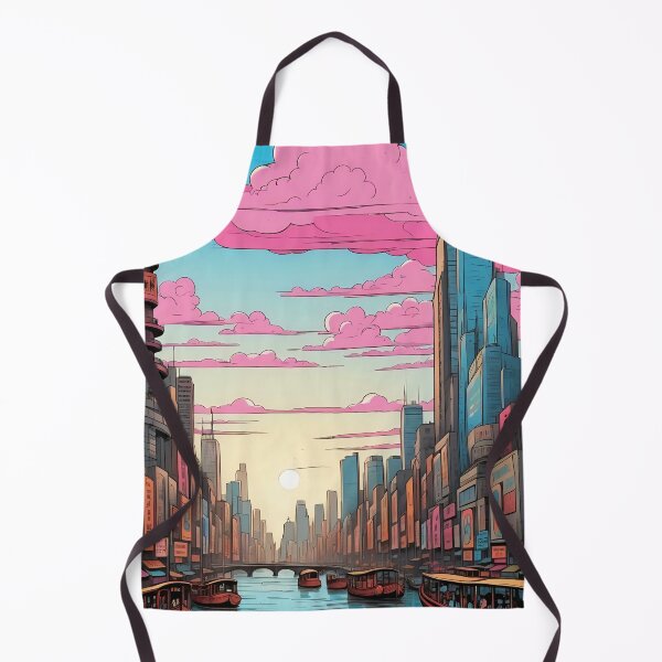 Item preview, Neon Twilight: Canal Reflections in a Dream City designed and sold by ArtComixHaven.