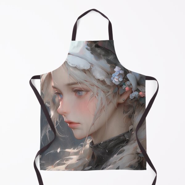 Item preview, Delicate Floral Ethereal Maiden Anime Girl designed and sold by bubblegoth.