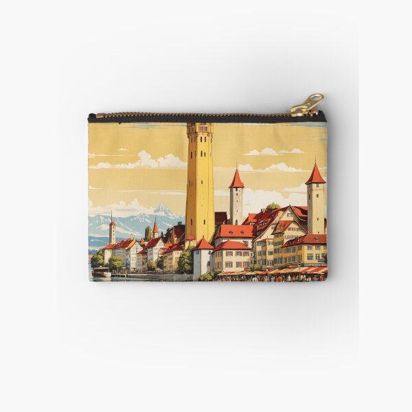 Item preview, Lindau Germany Vintage Travel Poster designed and sold by TravelersGems.