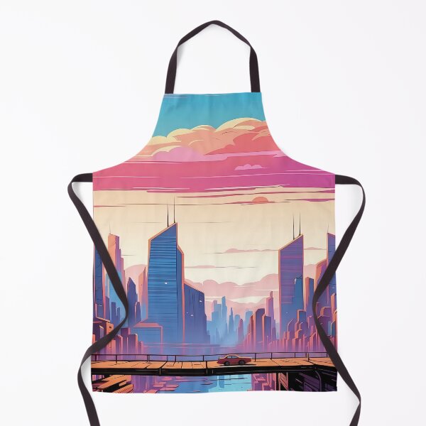 Item preview, Mars Sunset Urban Dreams Amidst Neon Lights designed and sold by ArtComixHaven.