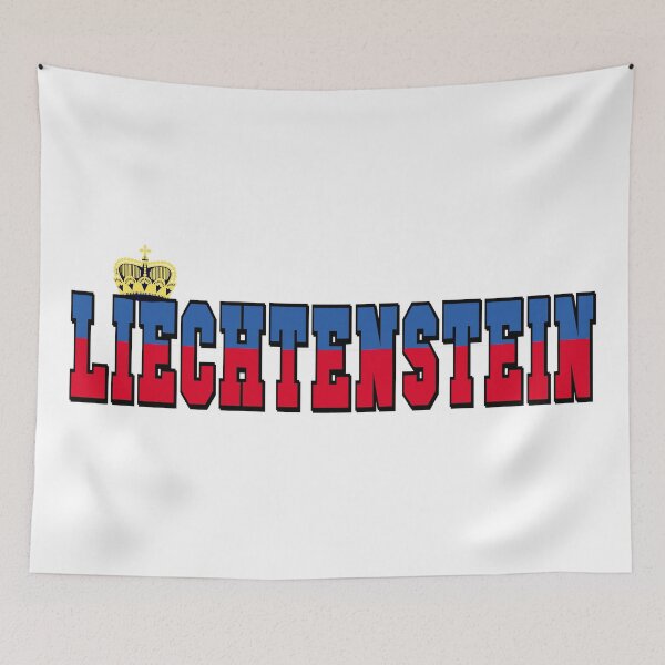 Item preview, Liechtenstein Country Flag Typography designed and sold by TravelWish.