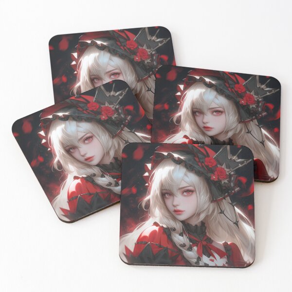 Artikelvorschau, Viktorianisches gotisches rotes und schwarzes ästhetisches Anime-Mädchen entworfen und verkauft von bubblegoth.