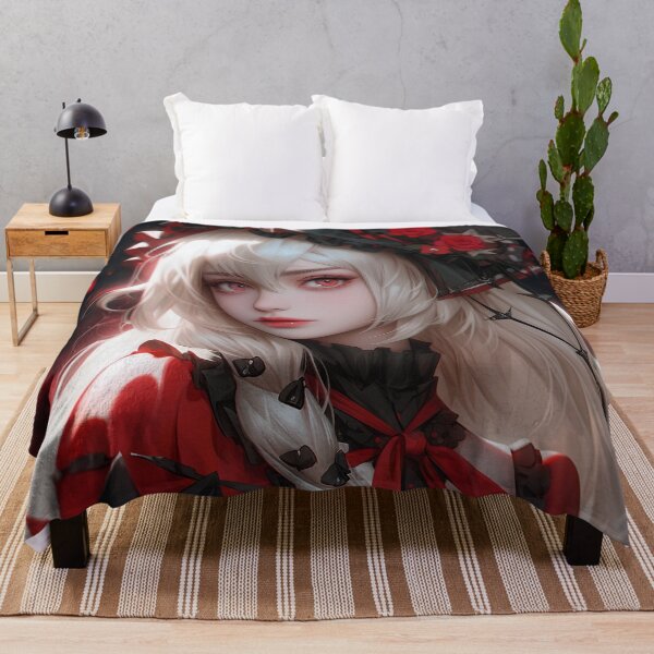 Item preview, Victorian Gothic Red and Black Aesthetic Anime Girl designed and sold by bubblegoth.