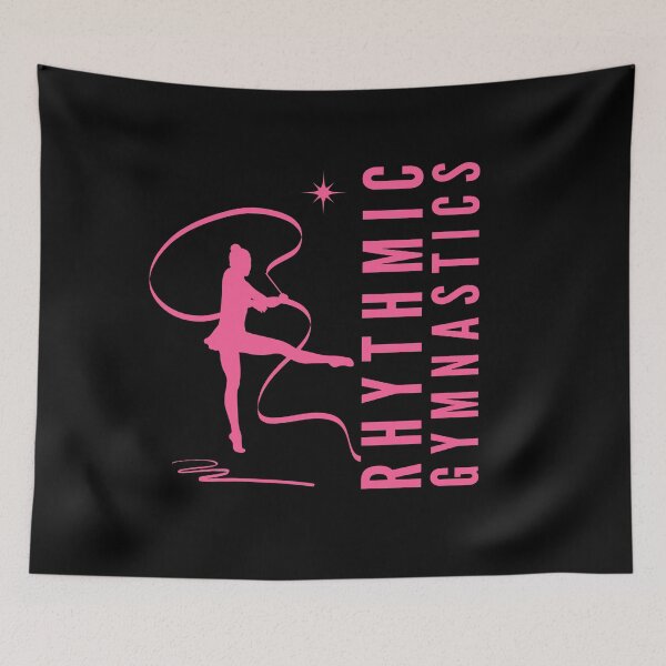 Item preview, Rhythmic gymnastics gymnast with gymnastics ribbon designed and sold by Elwetritsche.