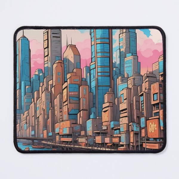 Item preview, Urban Elegance Twilight Hues and City Views designed and sold by ArtComixHaven.