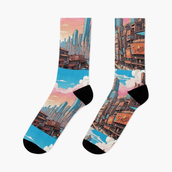 Item preview, Urban Elegance Twilight Hues and City Views designed and sold by ArtComixHaven.