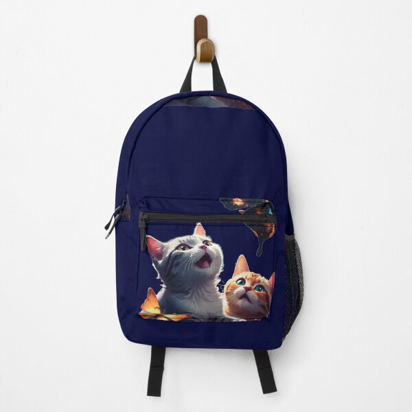 Item preview, Two Cats Looking Into The Space Butterfly designed and sold by RayAndDice.